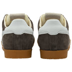 Rear view of a pair of Gola shoes.