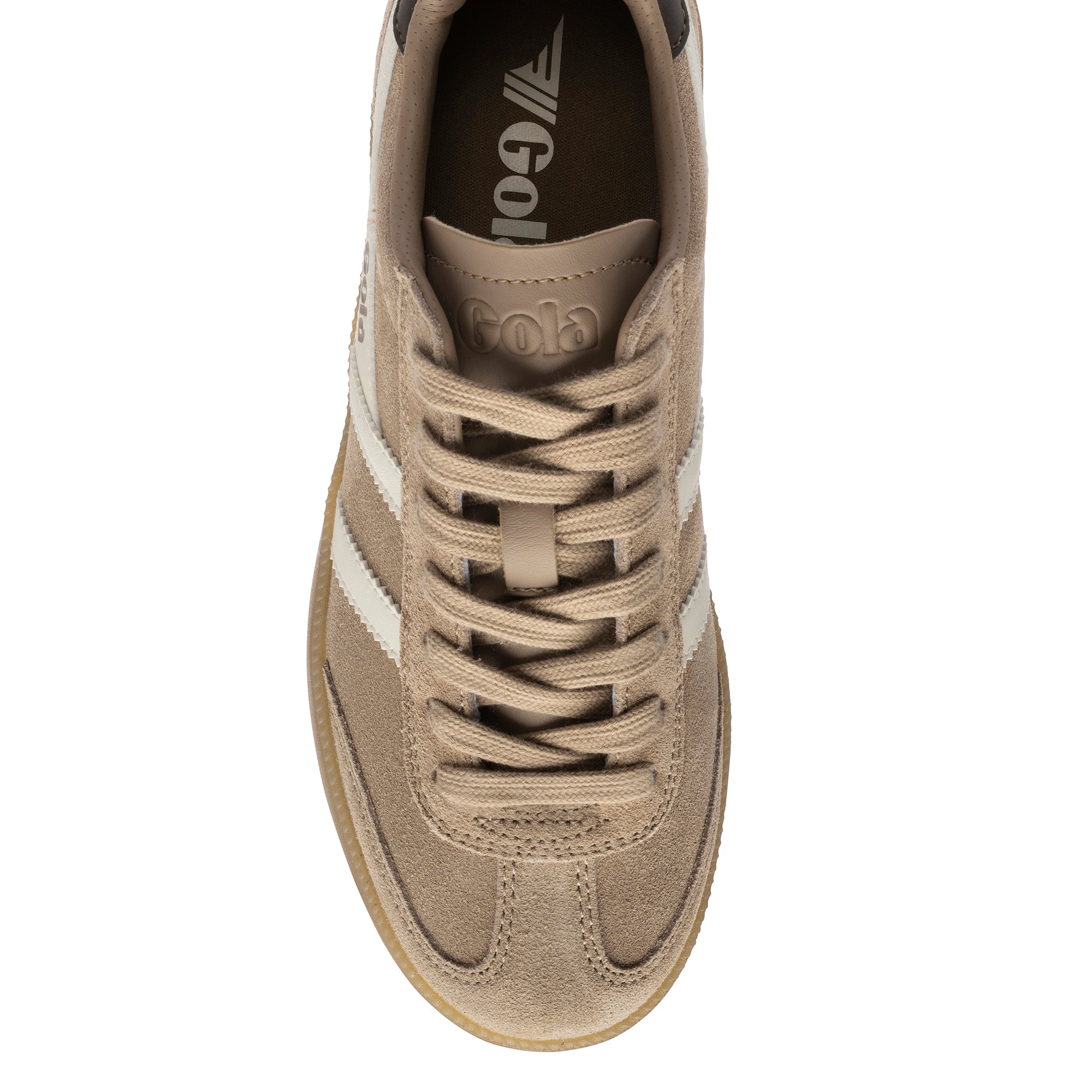 Women's Viper Trainers - Cappuccino/Off White/Dark Brown/Gum