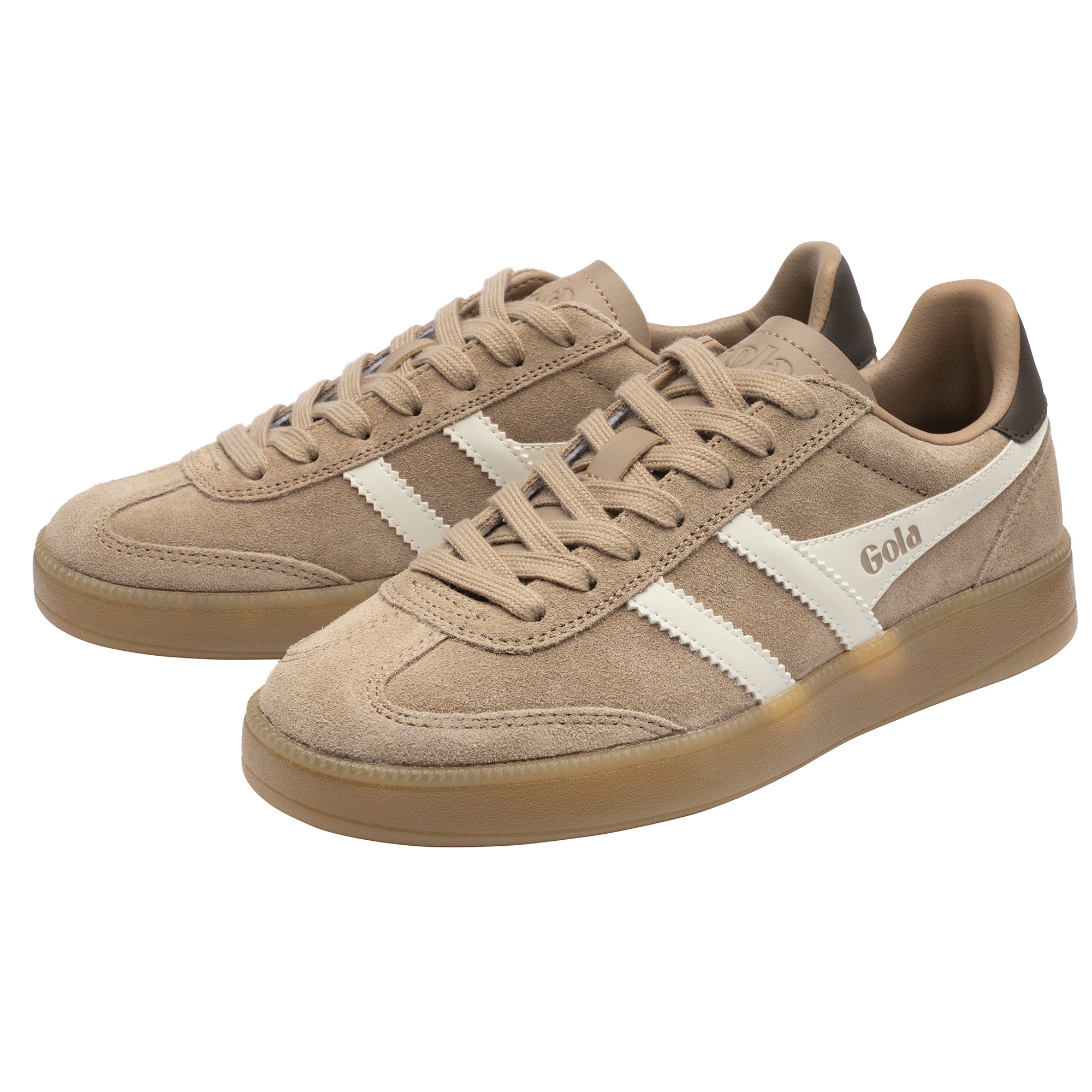 Women's Viper Trainers - Cappuccino/Off White/Dark Brown/Gum