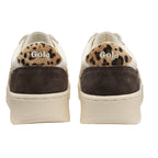 Women's Grandslam Safari Trainers - Off White/Light Caramel/Leopard/Mocha
